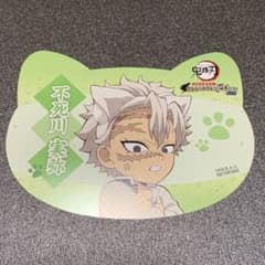 Lowest price on Mercari! Demon Slayer: Kimetsu no Yaiba [Namjatown Limited Edition Cat-Shaped Illustration Sheet - Sanemi Shinazugawa]