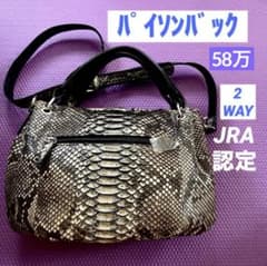 JRA認定・パイソンショルダーバック⭐️２WAY／蛇革／58万円 m55136366501_1.jpg?1784983822