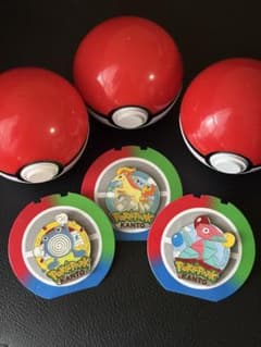 PokePark KANTO ピンバッジ 3種 モンスターボールケース付 - メルカリ
