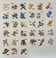 ポケモンパンシール 33枚セットのサムネイル