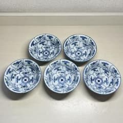 源右衛門窯 染錦なずな紋 鉢 5客セット - メルカリ