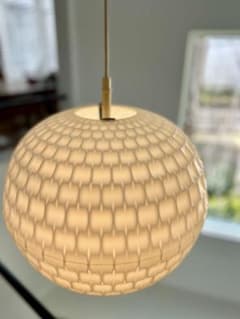 仏70年代 Aloys F. for Erco ヴィンテージ・ペンダントランプ