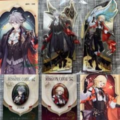 7点 アルハイゼン カーヴェ アクリルスタンド 缶バッジ カード
