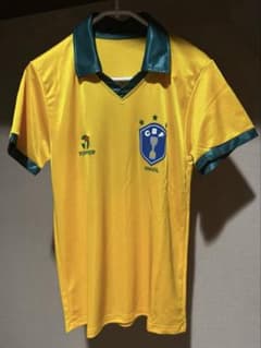 美品　TOPPER サッカー　ブラジル代表 ユニフォーム　XLサイズ　現地購入 美品 TOPPER サッカー ブラジル代表 ユニフォーム XLサイズ 現地購入