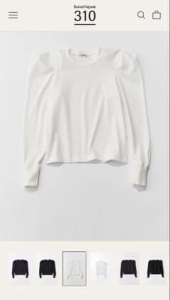 新品タグ付きboutique310佐藤佳菜子SLOANE バブルのロンT白 - メルカリ