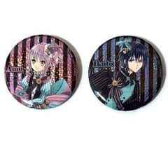 しゅごキャラ！ アニメイトカフェ グリッター缶バッジ 日奈森あむ 月詠