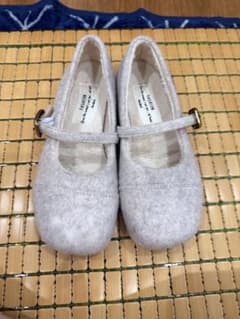 FASHION ストラップ付き フラットシューズ グレーのサムネイル
