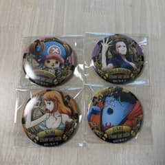 ワンピース　缶バッジ　麦わらの一味のサムネイル