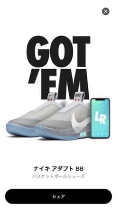 NIKE アダプト bb 28cmのサムネイル