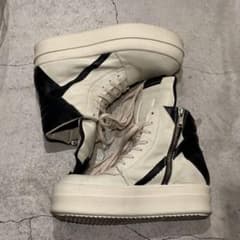 ハ*オ様 Rick Owens Geobasket ジオバスケット 45 黒白 Rick Owens GEOBASKET 45ジオバスケット - メルカリ