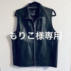 GIANNI VALENTINO ブラックレザーベストのサムネイル