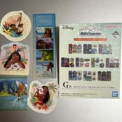 Disney 이치 반 쿠지 G 상 모아나 스티커 세트