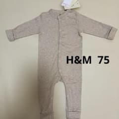 H&M オーガニックコットン カバーオール 75のサムネイル