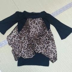 ラムちゃん様専用 豹柄ワンピ  リップサービスチュニックのサムネイル