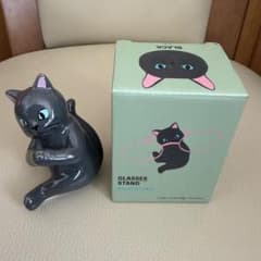 新品】セトクラフト 猫型 グラススタンド メガネスタンド 眼鏡かけ