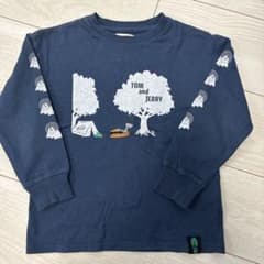 トムとジェリー 長袖カットソー ネイビー キッズのサムネイル