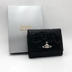 ヴィヴィアンウエストウッド 財布 三つ折りウォレット スムーズ銀ロゴ