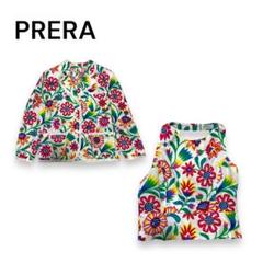 【PRERA】カラフル　花柄　リバティ　ジャケット　インナーキャミソール　可愛い