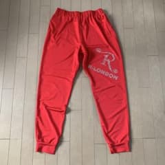 R-LONDON アールロンドン マイクロ ロングパンツ ボトムス レッド