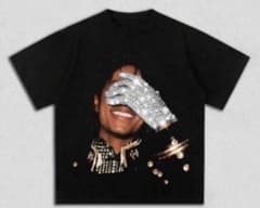 Michael Jackson グラフィックTシャツ ブラック Drakeのサムネイル