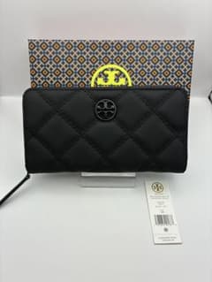 未使用】トリーバーチ 長財布 キラ ダイヤモンドキルト ウィラマット