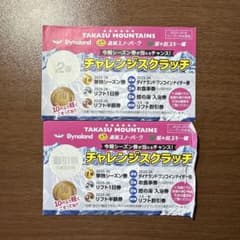 ダイナランド、高鷲スノーパーク、鷲ヶ岳スキー場　リフト1日券 2025-2026のサムネイル