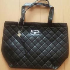 SAVOY（サボイ）の黒のビニールトートバックのサムネイル