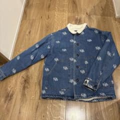 XLARGE ロゴプリント デニムボアジャケット Lのサムネイル