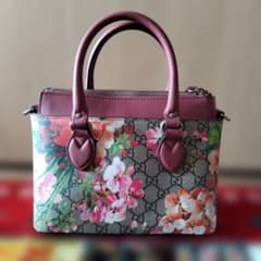 GUCCI GGブルームス ミニトートバッグ ハンドバッグ 2way スプリーム 