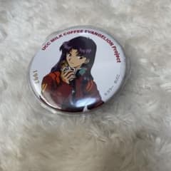 エヴァンゲリオン エヴァ博 歴代 イラスト缶バッジ ucc 葛城ミサト