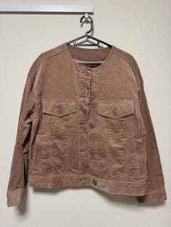 GU ノーカラージャケット ピンクのサムネイル