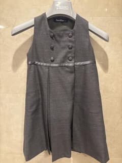 familiar グレー ジャンバースカートのサムネイル