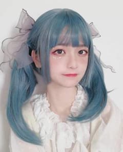 ウィッグ フルウィッグ 派手髪　ミディアム 姫髪 レディース スのサムネイル