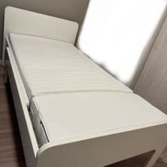 IKEA スレクト（伸縮ベッド） & オムスィント（マットレス） - メルカリ