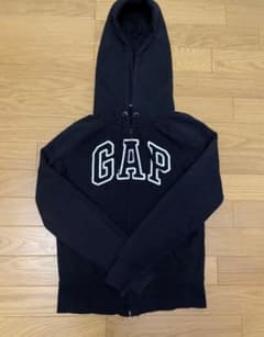 GAP ジップアップパーカー ブラック XSのサムネイル