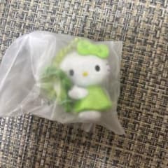 ハローキティ ミニチュア マスコット グリーンのサムネイル