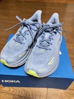 HOKA ランニングシューズ グレー/イエローのサムネイル