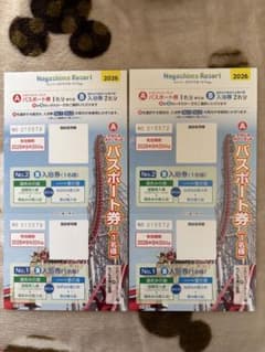 Nagashima Resort パスポート券 2枚セットのサムネイル