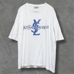 80s-90s archive イヴサンローラン YSLロゴTシャツ 白XL相当 - メルカリ