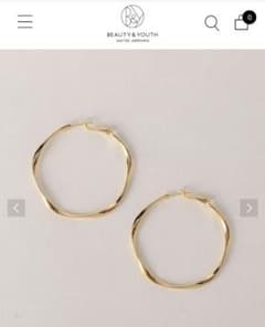 (新品)beauty &youth united arrowsピアスのサムネイル