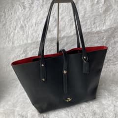 極美品 コーチ 北川景子 ドラマ使用 トートバッグ 本革 黒 A4収納可 大