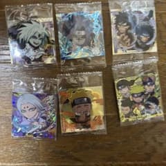 NARUTO シール ステッカー 6枚セット まとめ売りのサムネイル