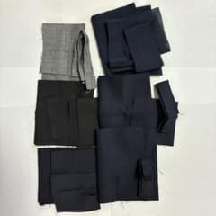 【セール】　スーツ　生地　はぎれ　まとめ売りのサムネイル