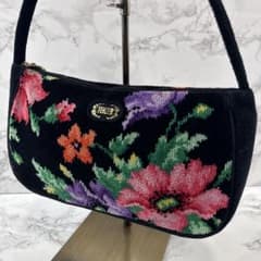 ほぼ未使用品FEILER フェイラー シュニール織 花柄 タオル生地
