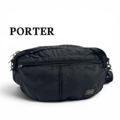 PORTER タンカー ボディバッグ ウエストポーチ ブラック ショルダーバッグのサムネイル