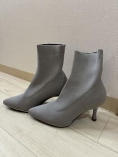 【極美品】RANDA ソックスブーツ Mサイズ グレー ニットブーツ ランダのサムネイル