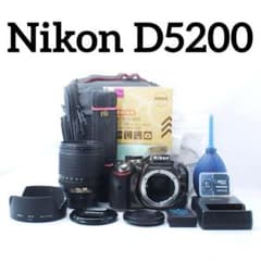 Nikon D5200 スマホ転送OK 高倍率18-135mm バッグ付 - メルカリ