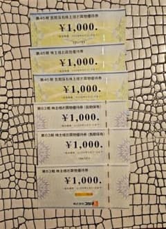 ビックカメラ コジマ 株主優待 6000円分【匿名配送 追跡有】のサムネイル