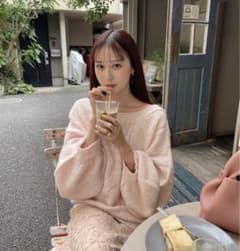 【muguet】one shoulder cable knitのサムネイル