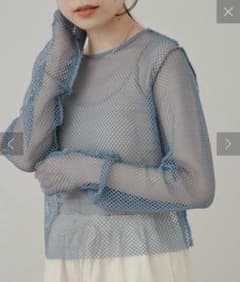 Kastane メッシュ　カーディガン　メッシュ2WAYプルオーバーのサムネイル